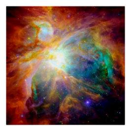 Orions-Nebelfleck-buntes Plakat Poster