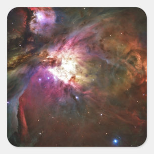 Orions-Nebelfleck Quadratischer Aufkleber