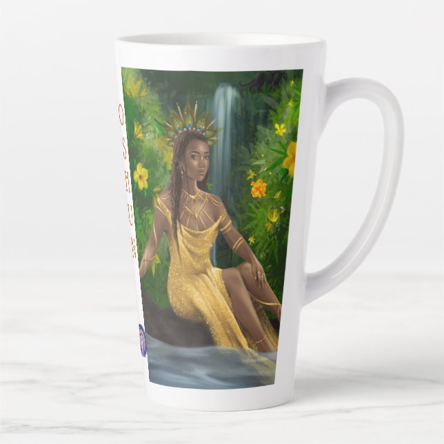 Orisha Oshun Latte Tasse (Rechts)