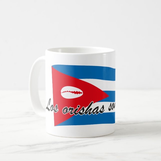Orishas de Cuba mug Kaffeetasse (Vorderseite Links)
