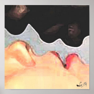 orishas küssen durch Liz Loz Poster