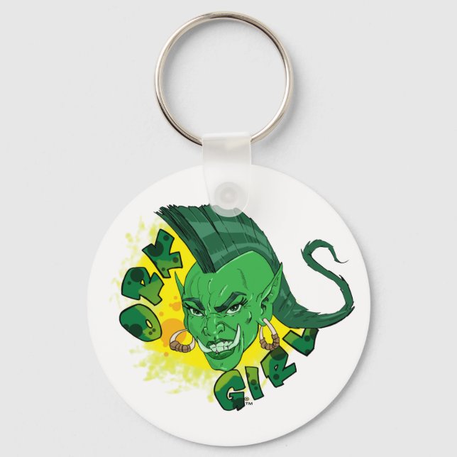 ORK GIRL Schlüsselkette Schlüsselanhänger (Vorderseite)