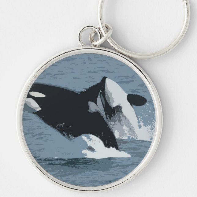 Orka Wal Schlüsselanhänger (Vorne)