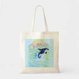 "Orkanisieren!" Anarchist Orca Tote Bag Tragetasche
