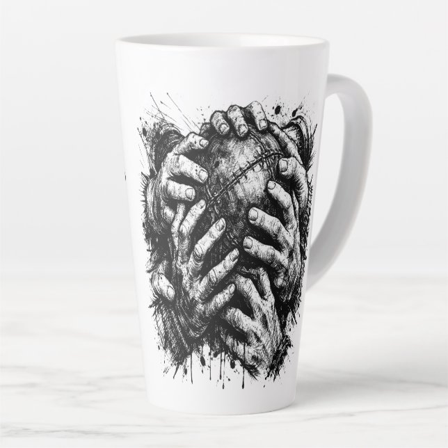 Orkney Ba greifende Hände Milchtasse (Rechte Ecke)