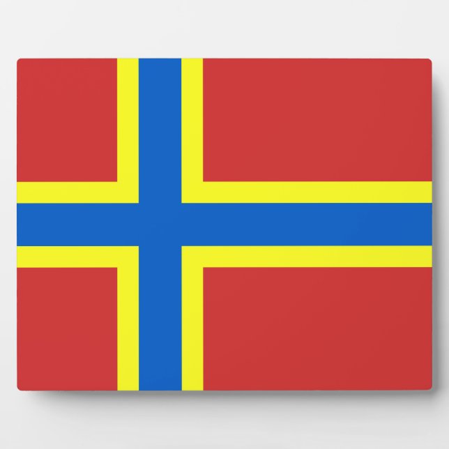 Orkney Flag Fotoplatte (Vorderseite)