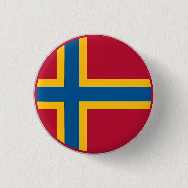 Orkney-Flagge Button (Vorderseite)