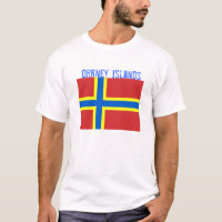Orkney-Insel-Flaggen-T - Shirt