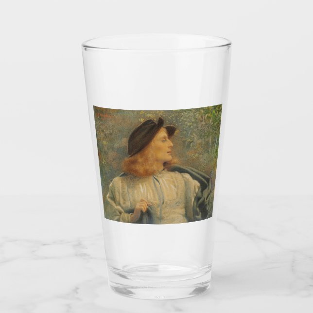 Orlando (Beautiful Young Man) (von E.R. Hughes) Glas (Vorderseite)