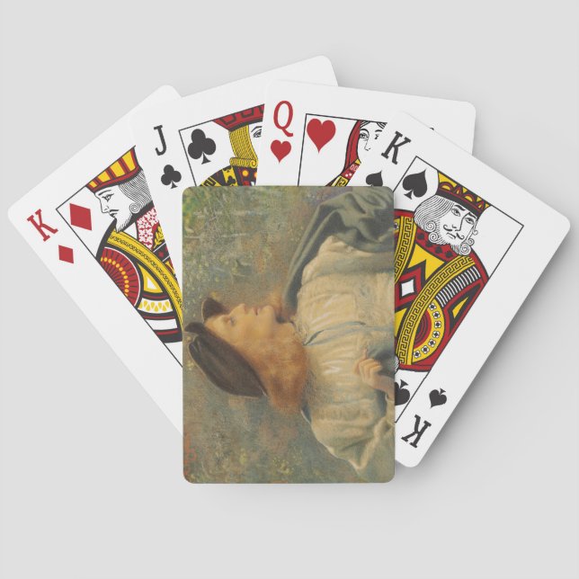 Orlando (Beautiful Young Man) (von E.R. Hughes) Spielkarten (Rückseite)