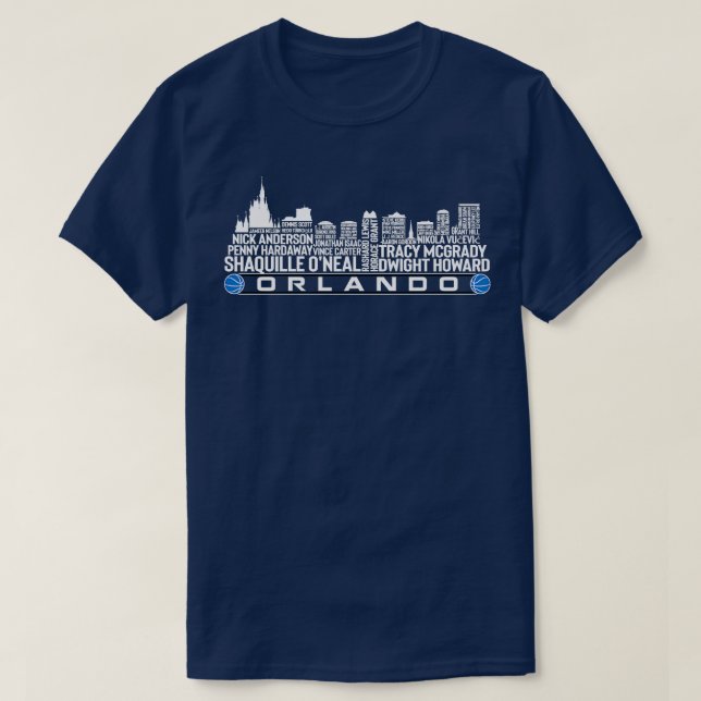 Orlando City Basketball-Team T-Shirt (Design vorne)