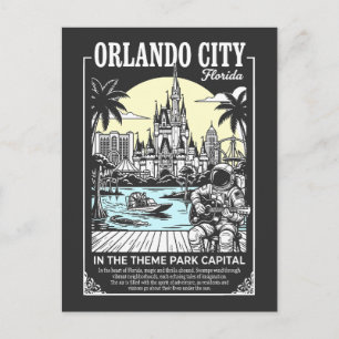 Orlando City Florida In Der Hauptstadt Der Themenp Postkarte