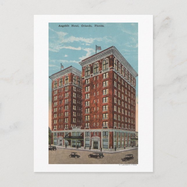 Orlando, Florida - Außenansicht des gebil Postkarte (Vorderseite)