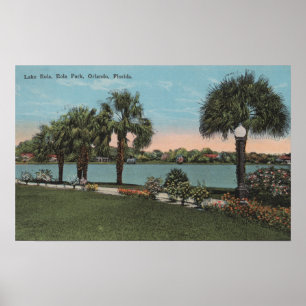 Orlando, Florida - Aussicht auf den Eola- und den  Poster