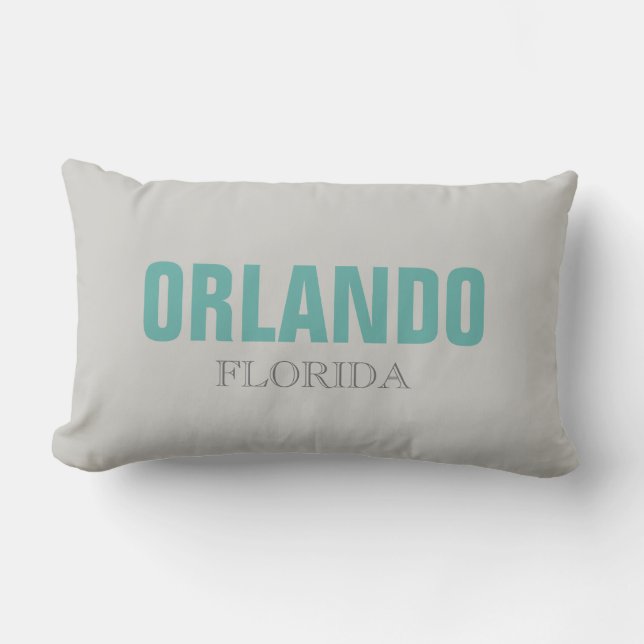 Orlando Florida Beach Throw Kissen (Vorderseite)