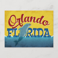 Orlando Florida Dolphin Retro Spaß