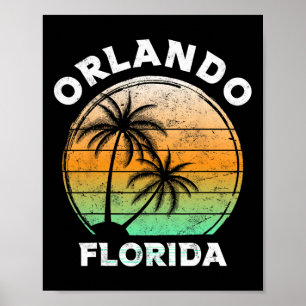Orlando Florida Fl Miami Vibes Strand Sonnenschein Poster