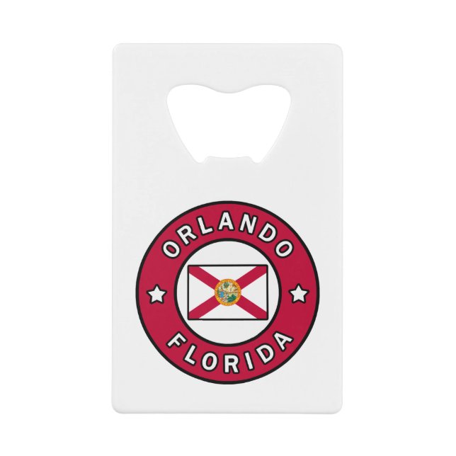 Orlando Florida Geldbeutel Flaschenöffner (Vorderseite)