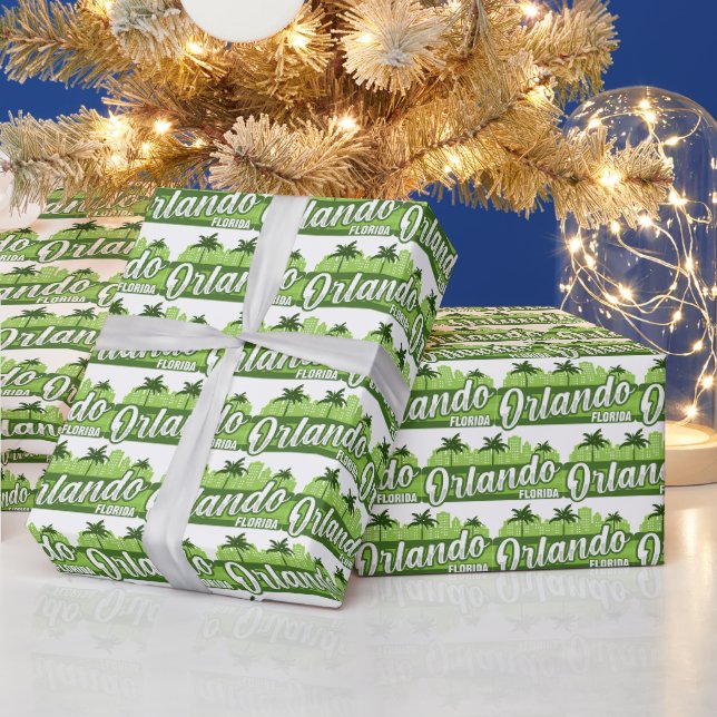 Orlando Florida Geschenkpapier (Feiertage)