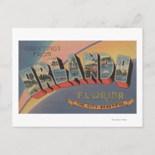 Orlando, Florida - Große Briefmarkenszenen 2 Postkarte