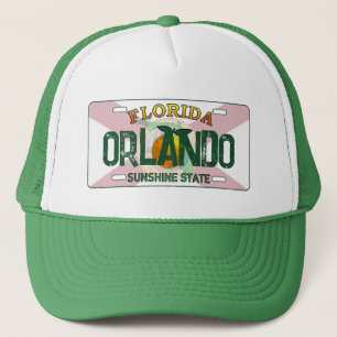 Orlando Florida-Kennzeichen Truckerkappe