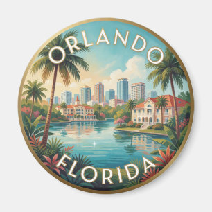 Orlando Florida Lake City Reise  Magnet