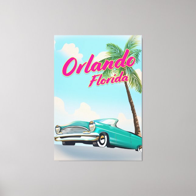 Orlando Florida Leinwanddruck (Vorderseite)