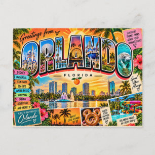 Orlando Florida Postkarte