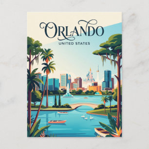 Orlando Florida Postkarte