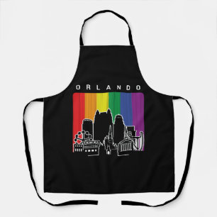 Orlando Florida Rainbow Flag LGBTQAI Prix Schürze