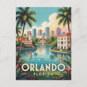 Orlando Florida Tropisches Reisen Postkarte