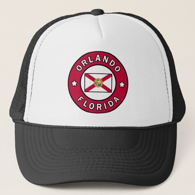 Orlando Florida Truckerkappe (Vorderseite)