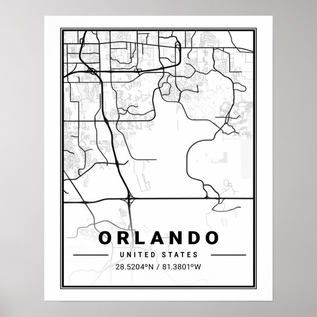 Orlando Florida USA Reisen Poster (Vorne)