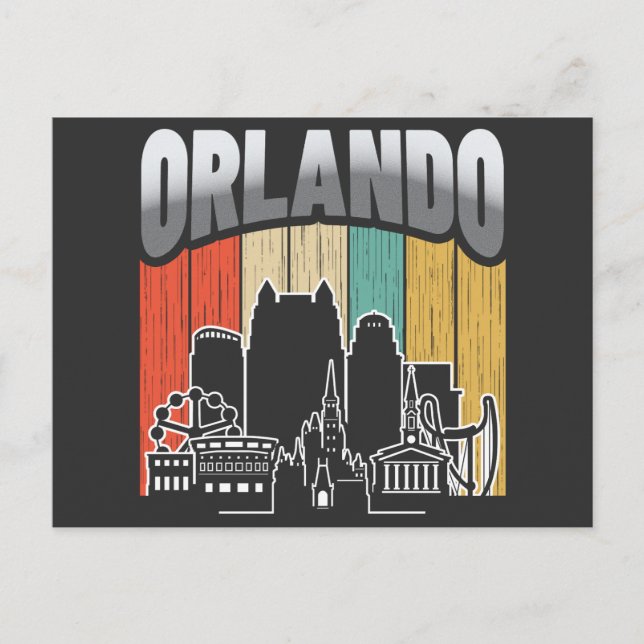 Orlando Florida Vintag Postkarte (Vorderseite)