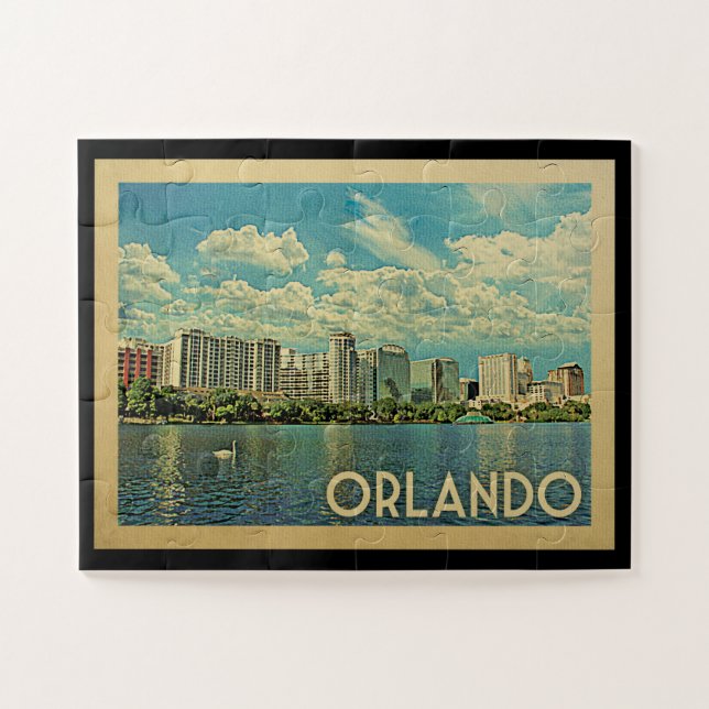 Orlando Florida Vintage Reise (Horizontal)