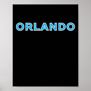 Orlando Fußball Fan Unterstützung Stadion Zeige de Poster