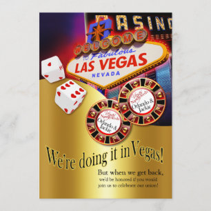 Orlando & Jackies Las Vegas Empfang Einladung