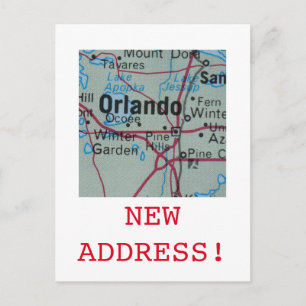 Orlando New Address faire-part