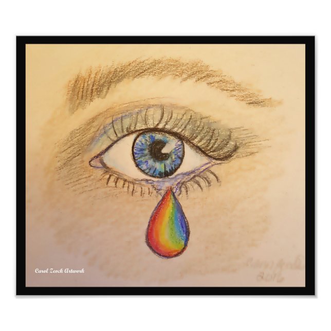 Orlando Pride Teardrop Fotodruck (Vorne)