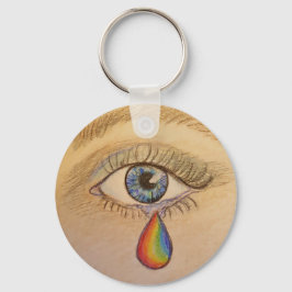 Orlando Rainbow Teardrop von Carol Zeock Schlüsselanhänger