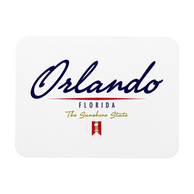 Orlando Script Magnet (Horizontal)