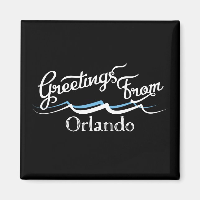 Orlando Water Waves Magnet (Vorne)