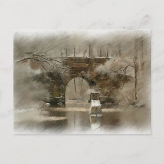Orld Stone Arched Bridge Postcard Postkarte