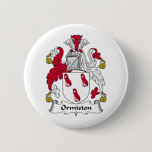 Ormiston Familienwappen Button (Vorderseite)
