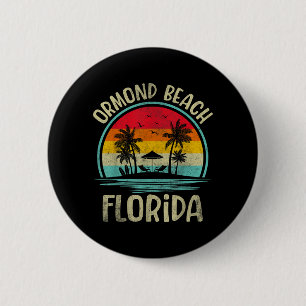 Ormond Beach Florida Palme Familien Sommer Button