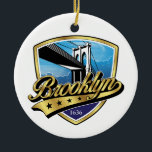 Ornament<br><div class="desc">Berühmtes Brooklyn Logo mit Swoosh Design von Edward Eksi</div>