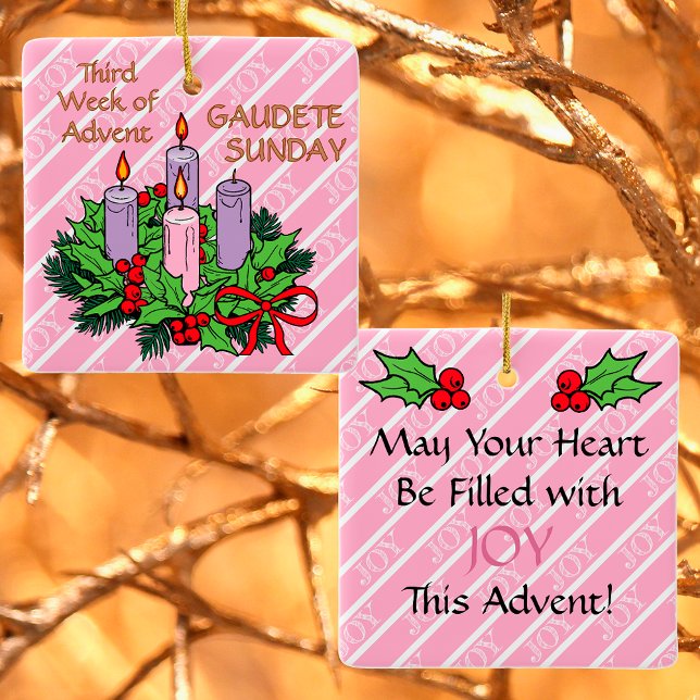 Ornament #3 of 4: 3rd Week of Advent (JOY) (Von Creator hochgeladen)