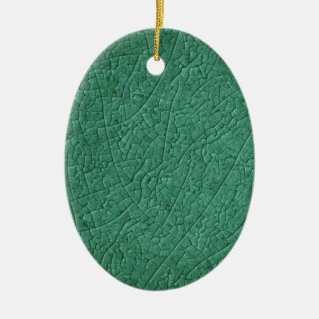 Ornament aus grünem Stein (Vorne)