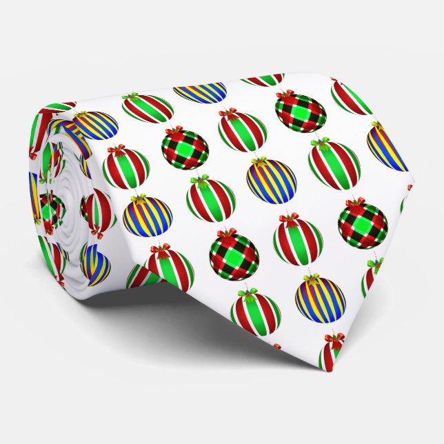 Ornament Baubles Christmas Krawatte (Gerollt)
