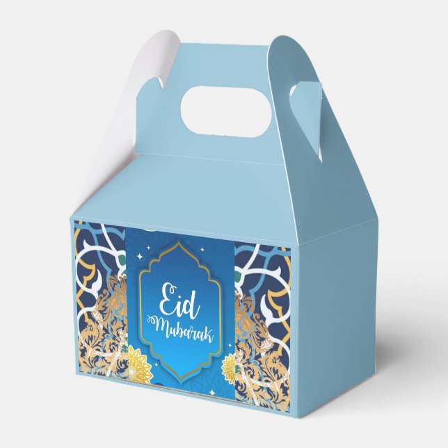 Ornament Blue Eid Geschenkschachtel (Vorderseite)
